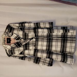 TORRID Plaid Wool Statement Coat